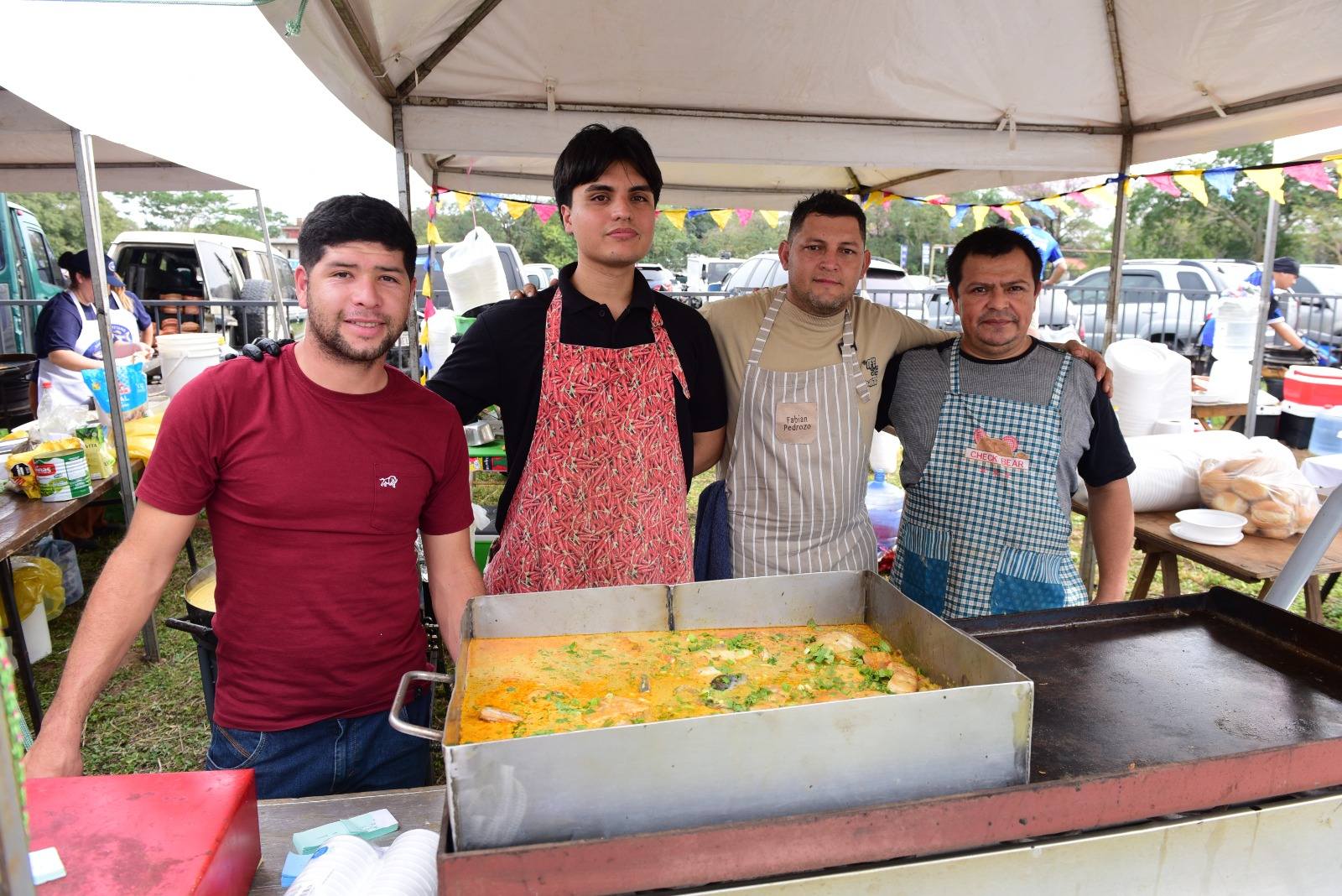 Stand gastronómico del festival